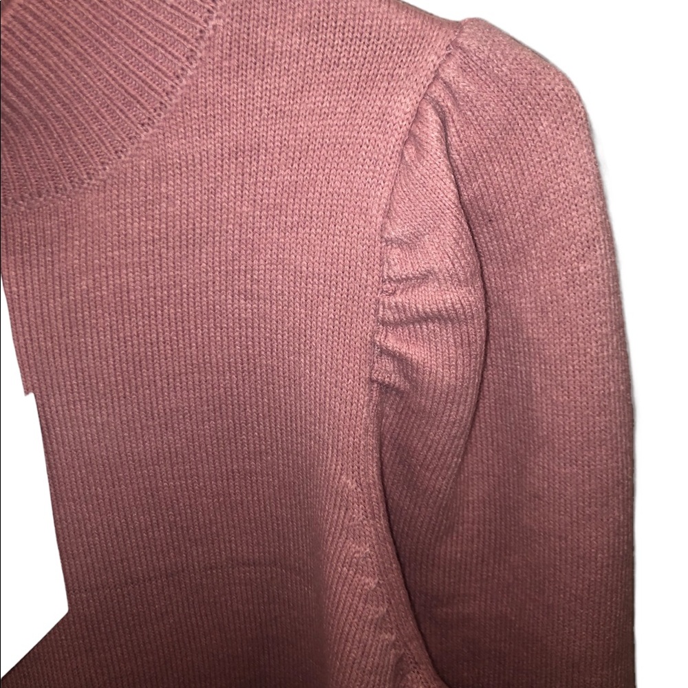 WAYF Puff Sleeve Sweater Dress in Blush NWT - Picture 11 of 11